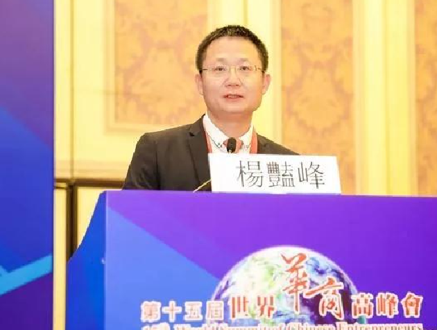 环球在线新闻 杨艳峰荣获2018世界杰出青年华商奖！