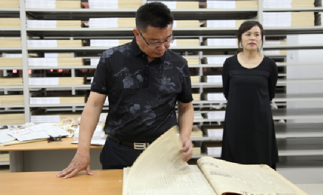 环球在线新闻 云南省文山州人民政府马忠俊副州长到州图书馆进行实地调研