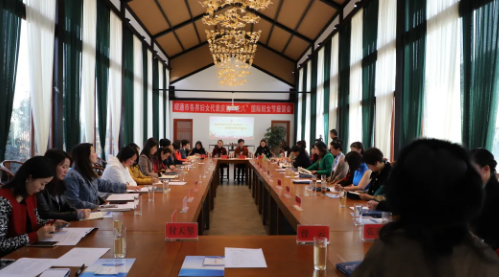 昭通市各界妇女代表共庆第111个“三八”国际劳动妇女节，畅谈感党恩，听党话，跟党走~