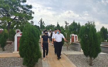 云南省退役军人事务厅省级烈士纪念设施评审组到开远市开展评审工作