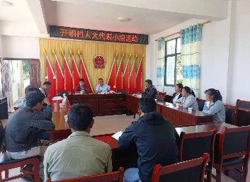 腰街彝族乡人大依法履职  为民办事