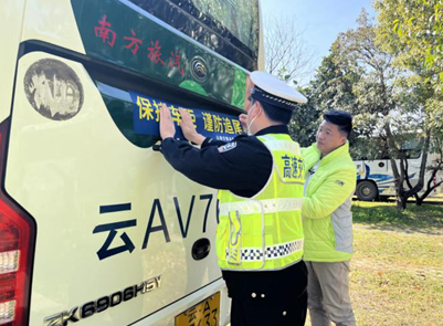 走访云南交警高支队交通事故对策科