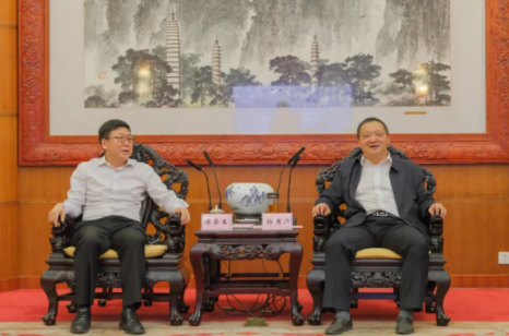 杨国宗会见中国物流集团总经理廖家生一行
