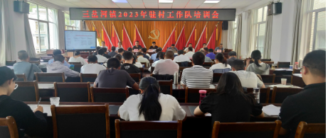 三岔河镇组织召开驻村工作队业务培训会