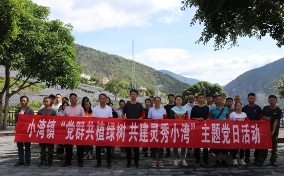 小湾镇：光伏板下添新绿，义务植树当先锋